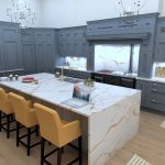 Kitchen Fitting With Quartz Worktops & Kitchen Island - Buckingham. Buckinghamshire