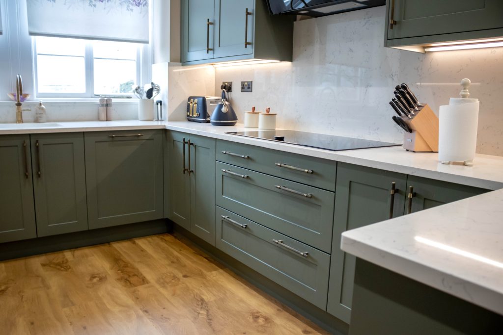 Parker Kitchens blue kitchen cabinets