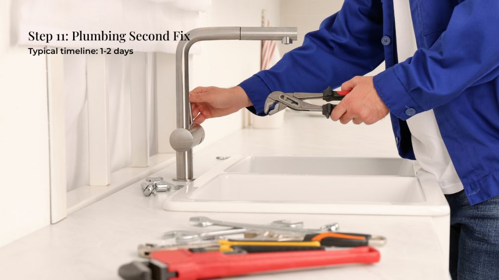 Kitchen tap installation