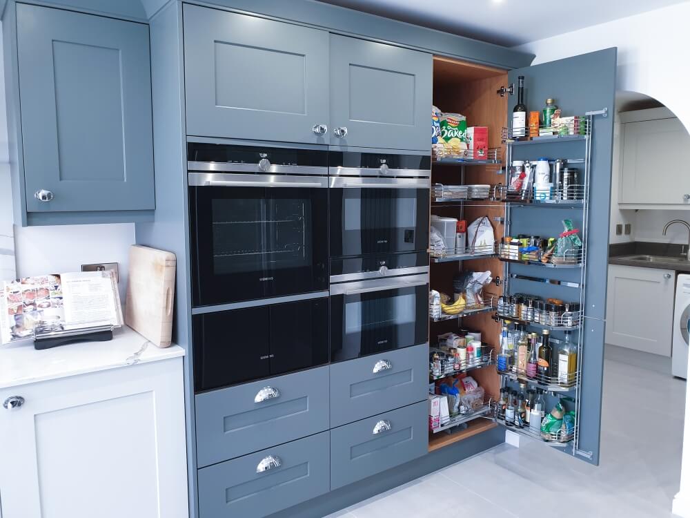 Flat Panel Door Style German Kitchen